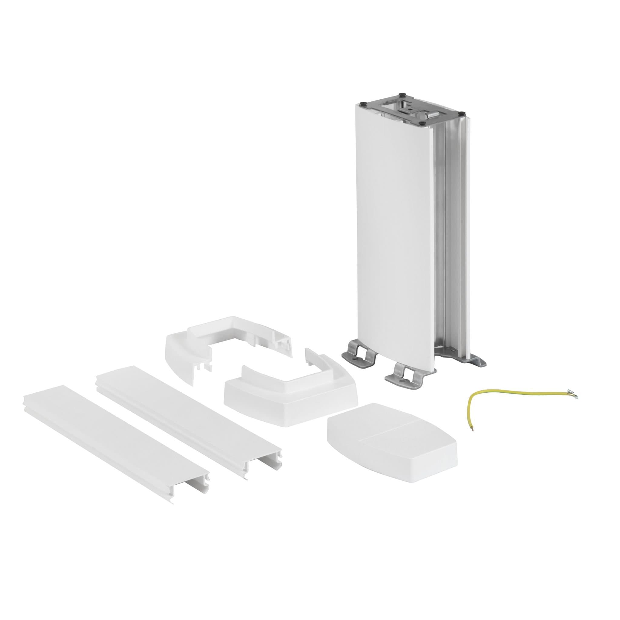 Legrand Snap-On мини-колонна пластиковая с крышкой из пластика 2 секции, высота 0,3 метра, цвет белый 653020 — миниатюра 2