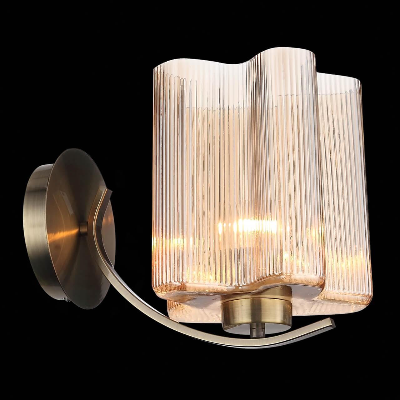 ST LUCE SL117.301.01 Бра Бронзовый/Янтарный E27 1*60W — миниатюра 2