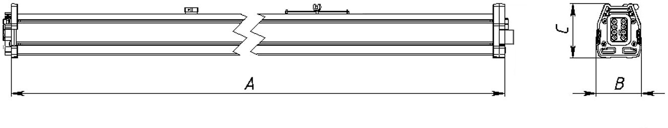 СТ LED MALL PlugIN 60 ASYM 4000K светильник — миниатюра 2