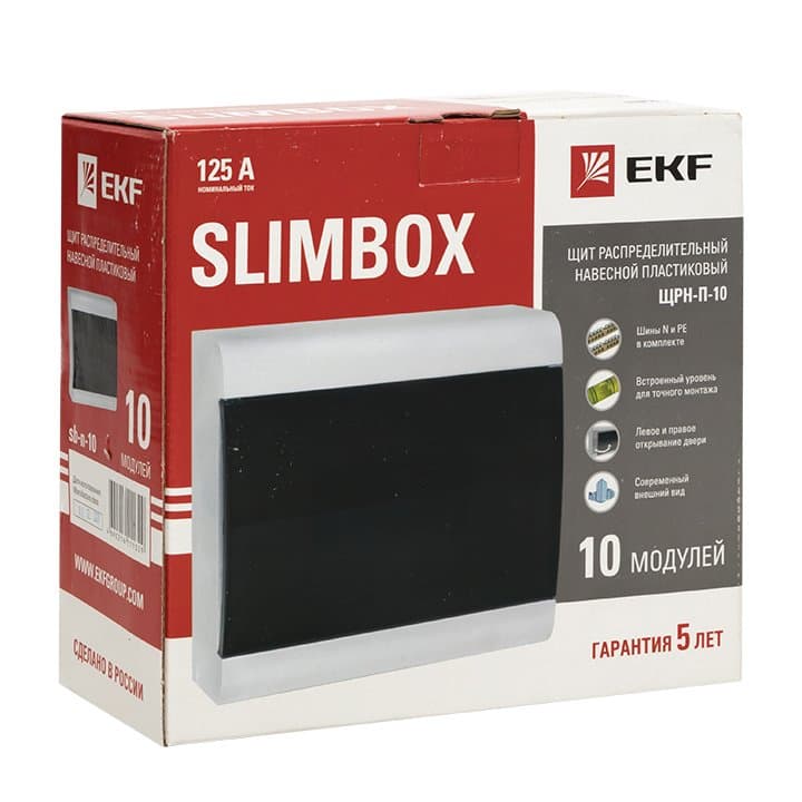 EKF PROxima SlimBox Щит распред. навесной ЩРН-П-10 IP41 — миниатюра 3