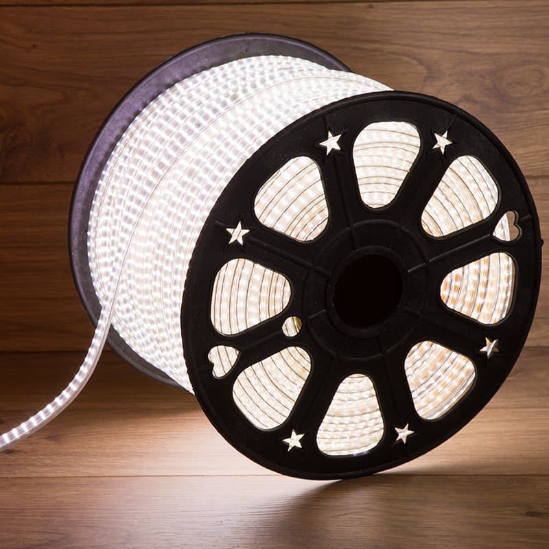 Rexant LED Лента 220В, 6.5x15мм, IP67, SMD 3014, 240 LED/м, Белый, 100м 142-803