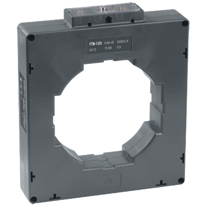 IEK Трансформатор тока ТТИ-125 2500/5А 15ВА класс 0,5S — миниатюра 2