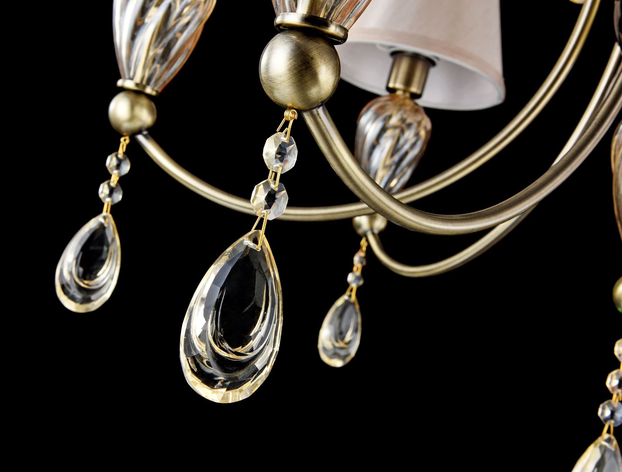 Maytoni Royal Classic Murano Бронза Люстра 6xE14 40W RC855-PL-06-R — миниатюра 3