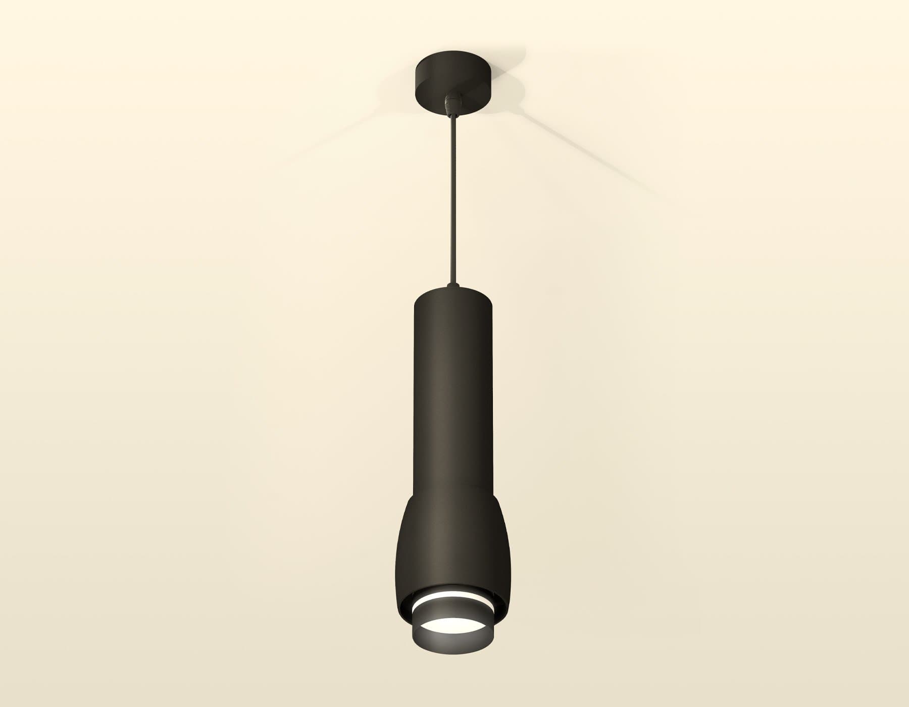 Ambrella Комплект подвесного светильника с акрилом XP1142012 SBK/FR черный песок/белый матовый MR16 GU5.3 (A2311, C7456, A2011, C1142, N7142) — миниатюра 2