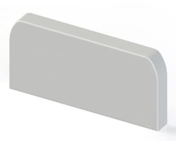 EKF PROxima Заглушка (105х50) (2 шт) C-Line Белый
