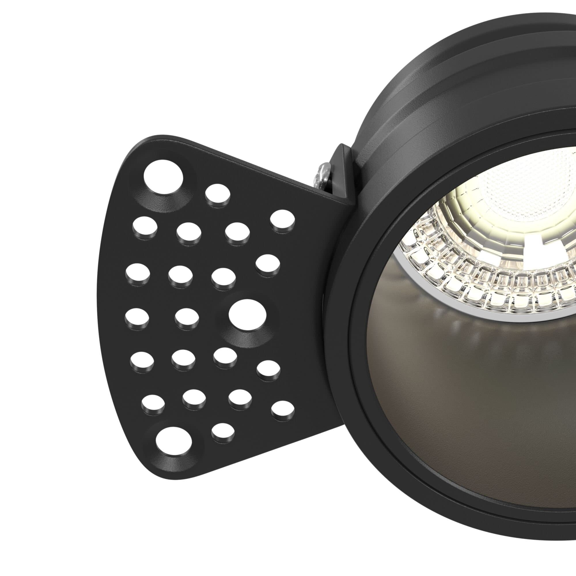 Maytoni Downlight Reif Черный Встраиваемый светильник DL048-01B — миниатюра 5
