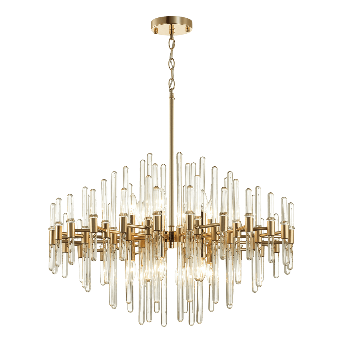 Odeon Light 4988/12 HALL ODL22 387 золотой/стекло Люстра E14 12*40W STIKA — миниатюра 2