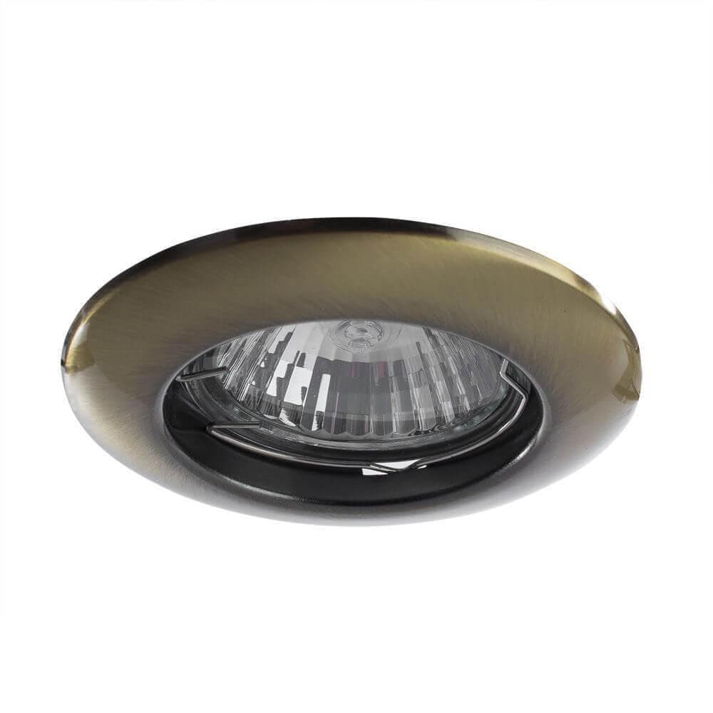 Arte Lamp Praktisch Бронза Светильник точечный встаиваемый 1x50W 1xGU10 A1203PL-1AB — миниатюра 1