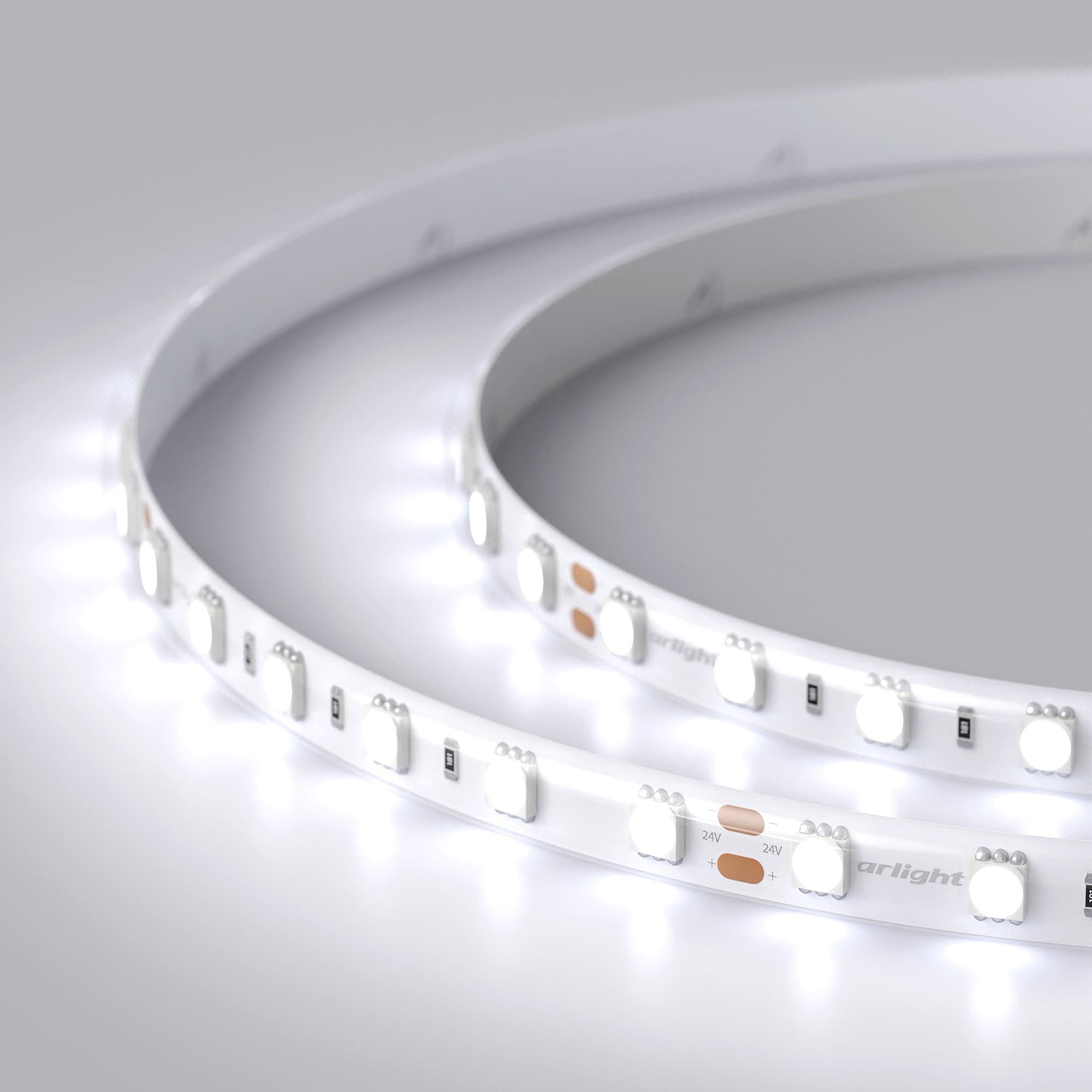Arlight Светодиодная лента RTW 2-5000SE 24V Cool 2x (5060, 300 LED, LUX) (14.4 Вт/м, IP65) 016847 — миниатюра 4