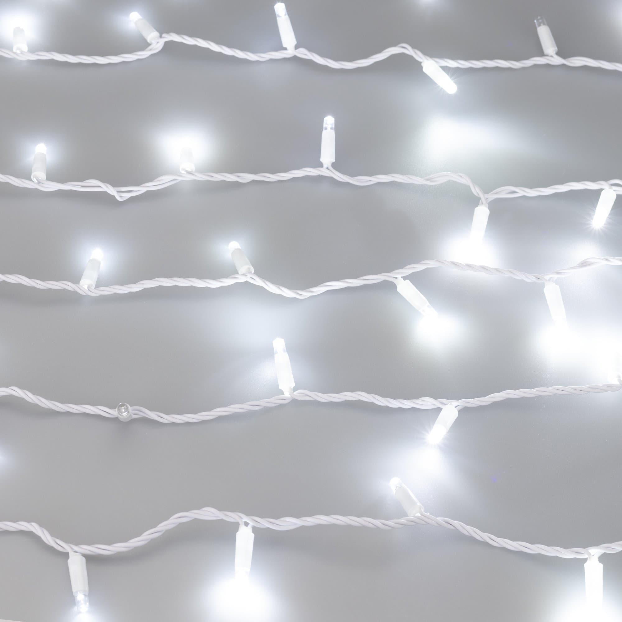 Arlight Светодиодная гирлянда ARD-STRING-CLASSIC-1000-WHITE-100LED-PULSE White (230V, 7W) (Ardecoled, IP65) 031647 — миниатюра 2