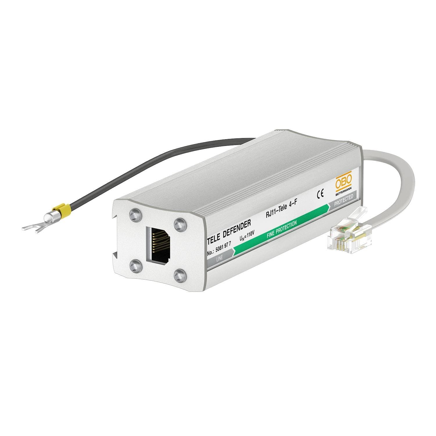 OBO Bettermann Устройство комбинированной защиты для систем ISDN RJ11 5081977