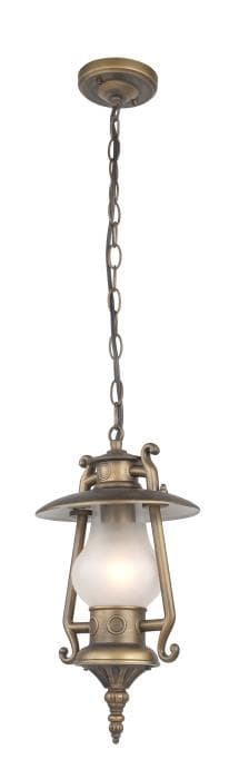 Favourite Leyro Коричневый/Белый Светильник уличный IP44 1*E27*60W, IP44 1496-1P