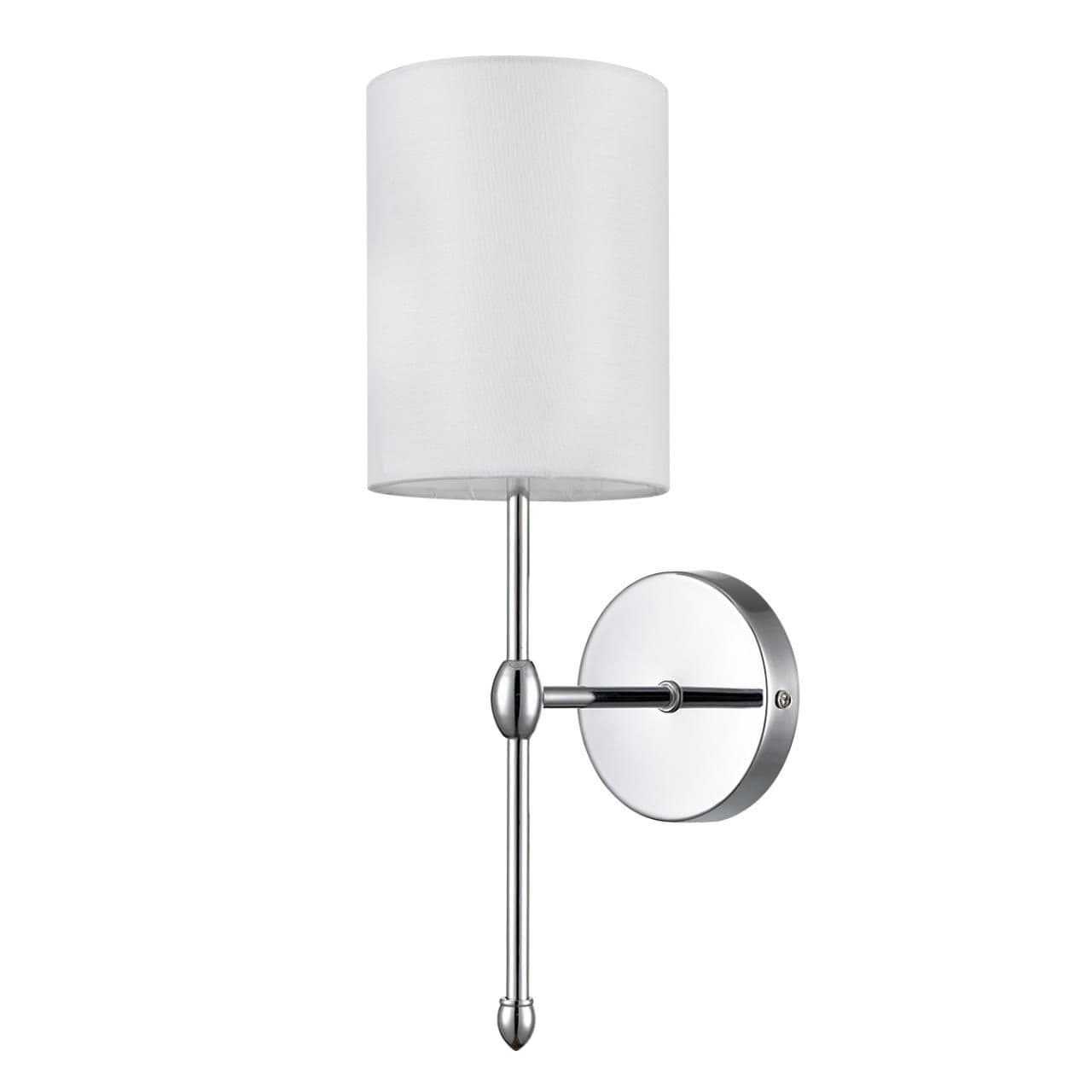 Lumion 6589/1W CLASSI LN24 хром/белый, металл/текстиль Бра E14 1*40W 220V LATTI