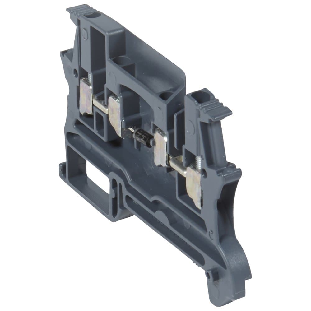 Legrand Viking Клемма 2,5х5, с диодом 037154 — миниатюра 1