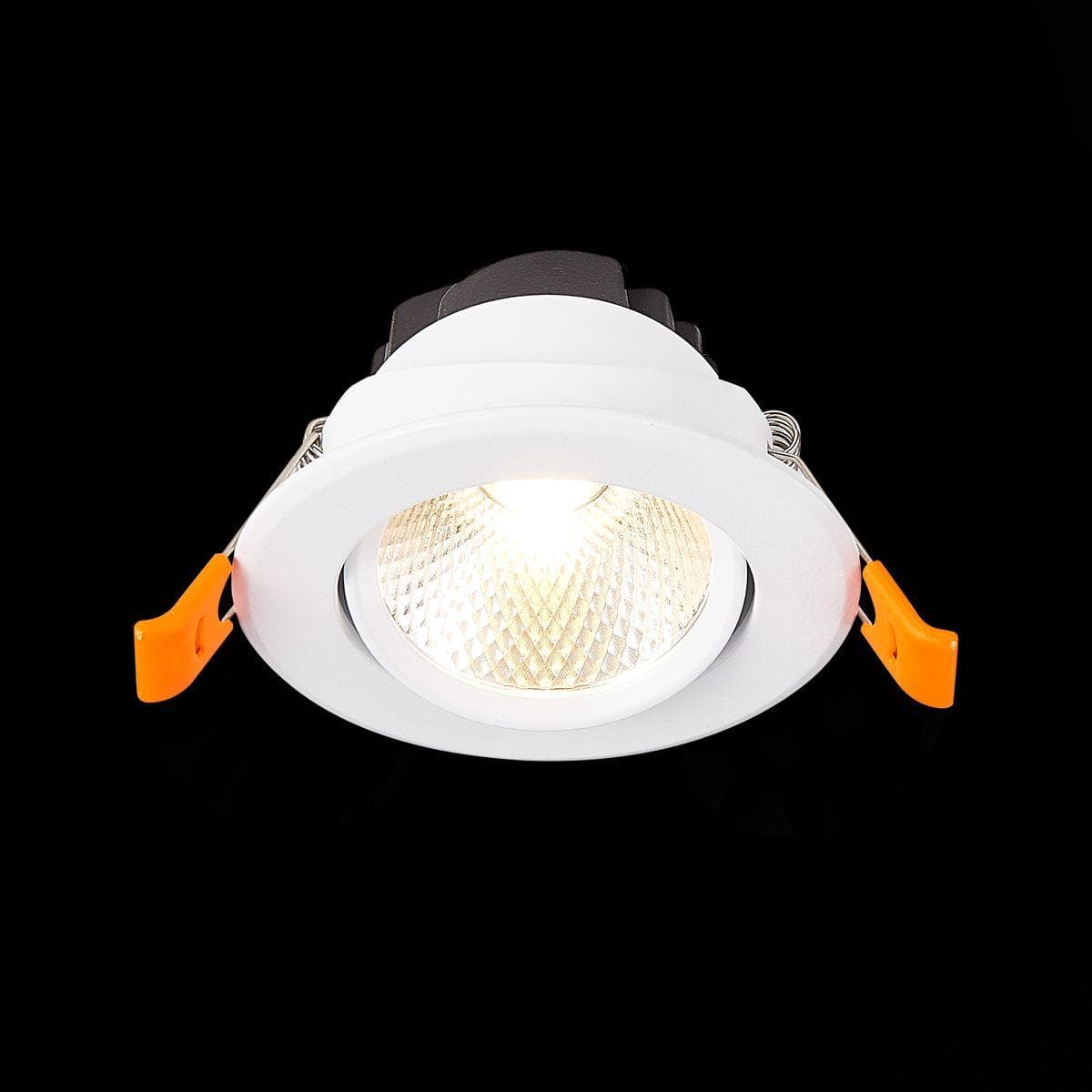 ST Luce ST211.548.08.36 Светильник встраиваемый Белый LED 1*8W 4000K 640Lm Ra80 36° IP20 D86xH50 220-240V — миниатюра 4