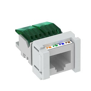 OBO Bettermann Разъем RJ45 категория 5e неэкранированный (UTP) Snap-In 6117347 — миниатюра 2