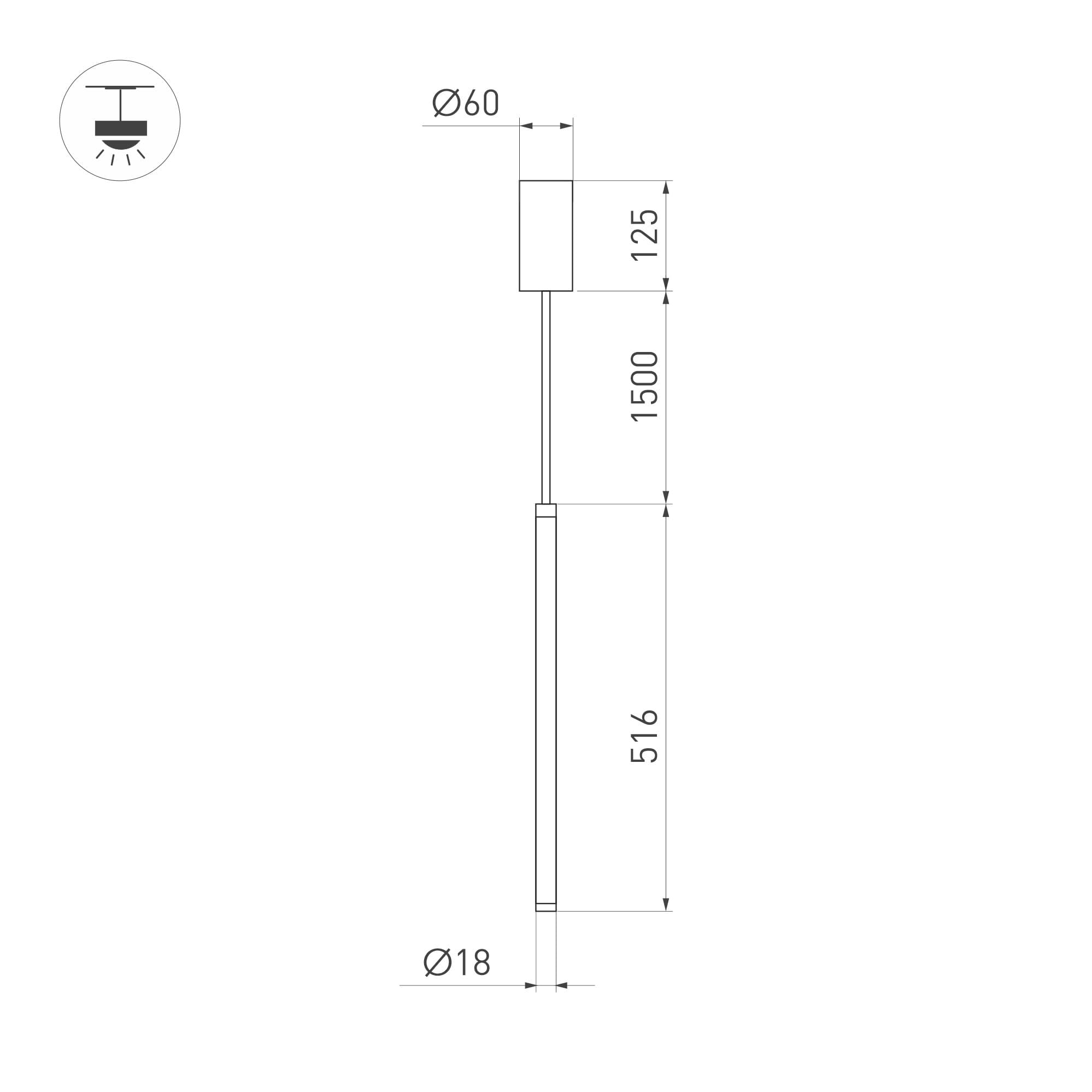 Arlight Светильник SP-JEDI-HANG-R18-6W Day4000 (BK, 360 deg, 230V) (IP20 Пластик, 3 года) 039533 — миниатюра 2