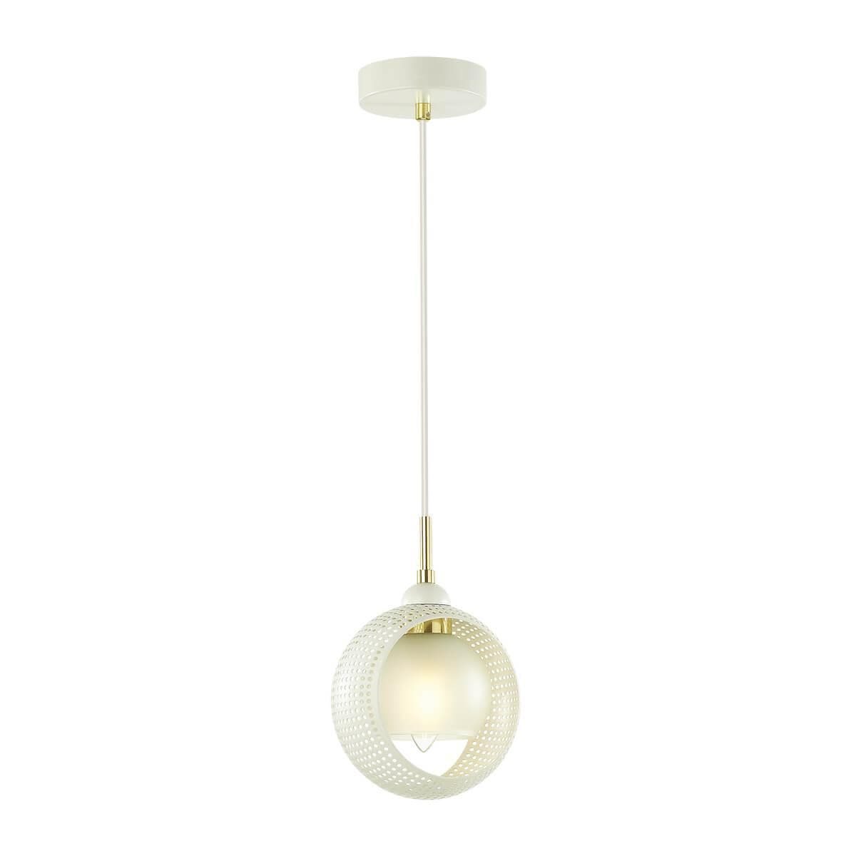 Lumion 4531/1 MODERNI LN21 141 белый, матовое золото Подвес E14 40W 220V NOELLE — миниатюра 1