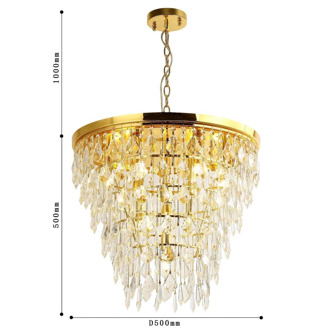 Favourite Светильник подвесной D500*H500/1500/ 10*E14*40W, excluded 2946-10PC — миниатюра 2