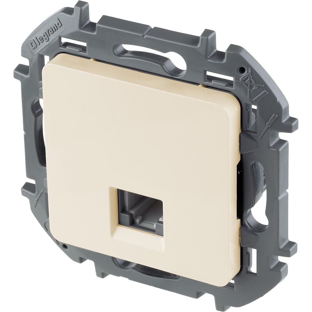 Legrand INSPIRIA Слоновая кость Телефонная розетка RJ11 673821 — миниатюра 3