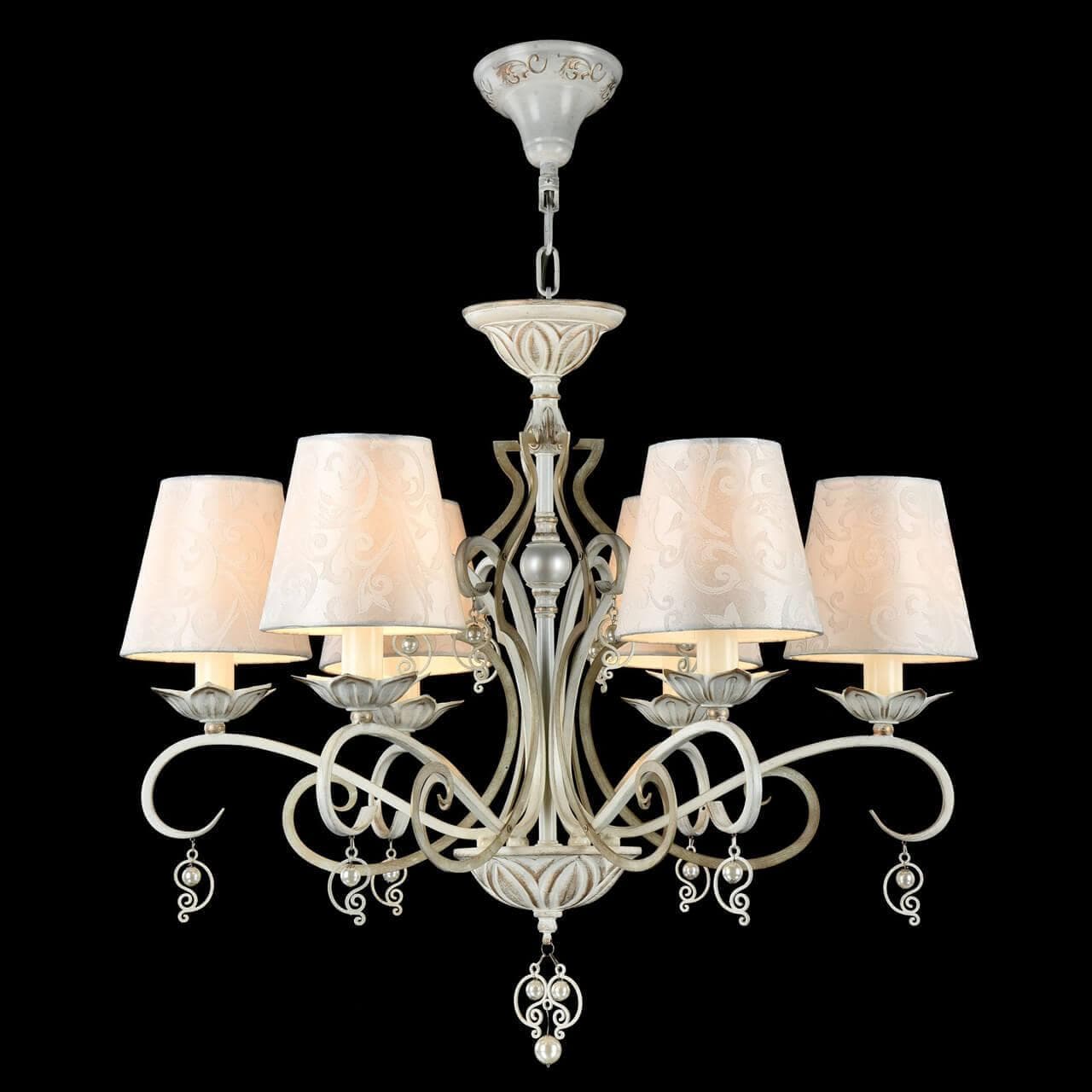 Maytoni Elegant Monile Белый с Золотом Люстра 6xE14 40W ARM004-06-W — миниатюра 12