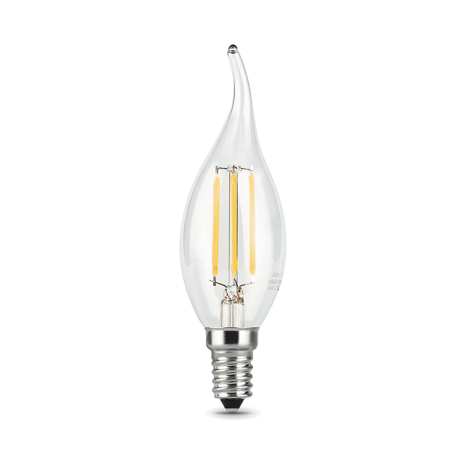 Gauss Лампа Filament Свеча на ветру 5W 420lm 2700К Е14 диммируемая LED 104801105-D — миниатюра 5
