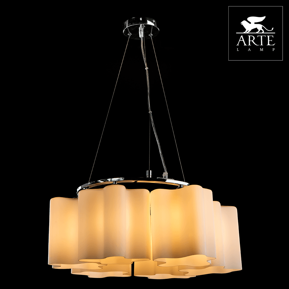 Arte Lamp Serenata Хром/Белый Светильник подвесной 6x40W 6xE27 A3479SP-6CC — миниатюра 2