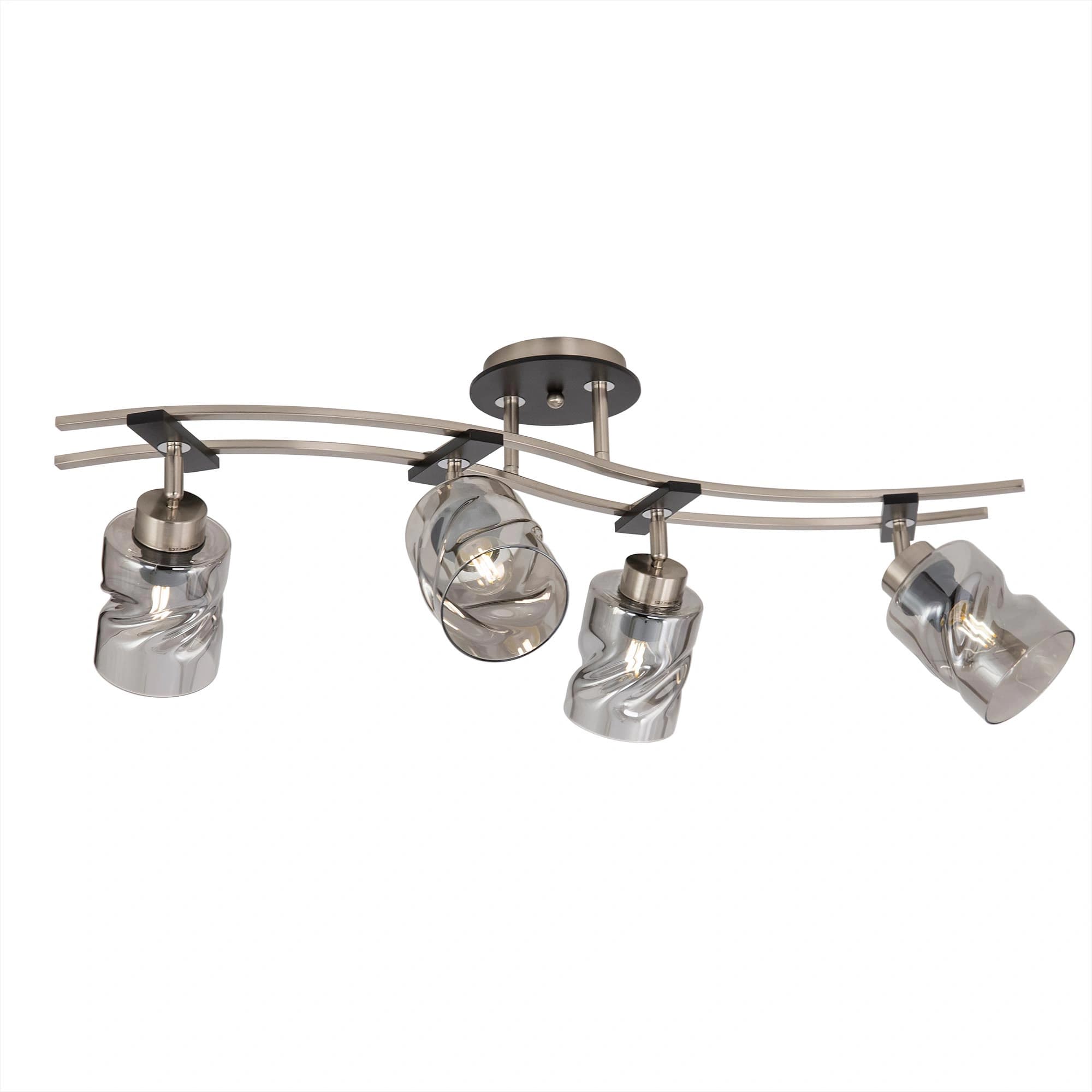 Citilux CL142145 Мерида Хр.Мат+Дымч Светильник потолочный