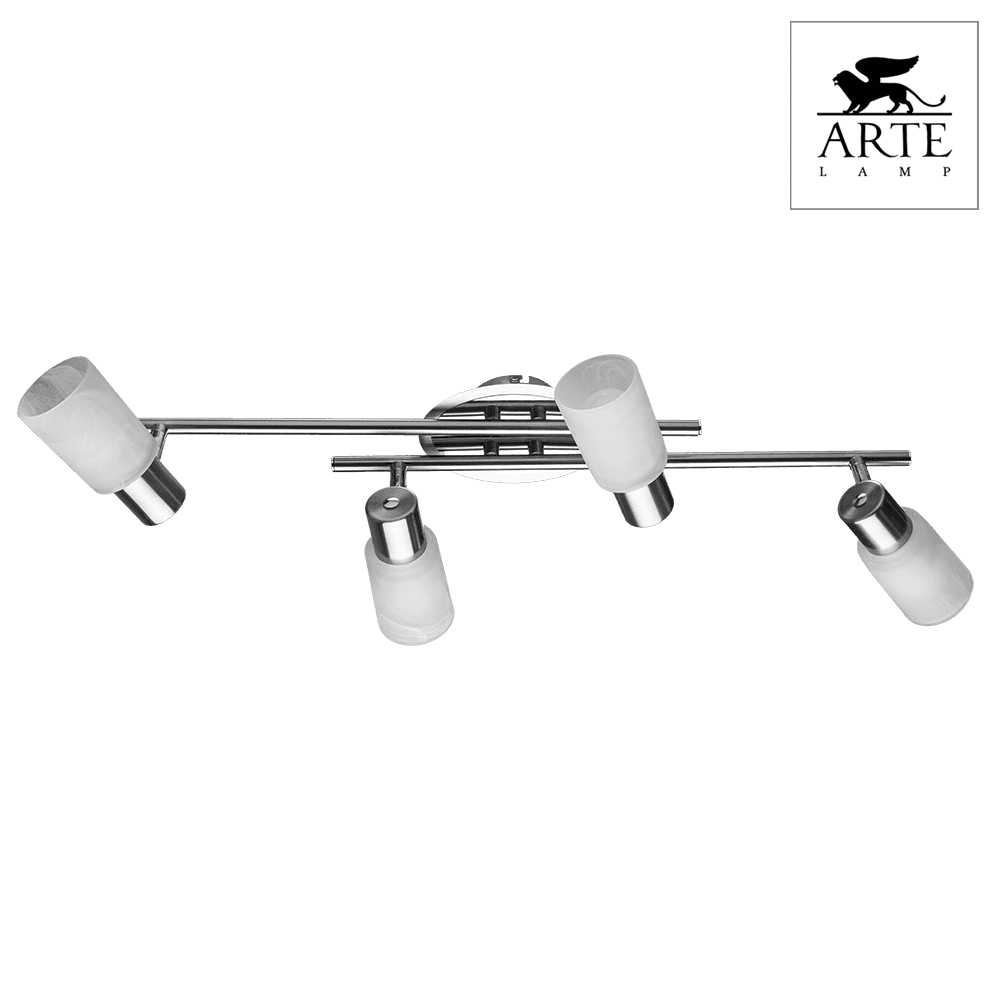 Arte Lamp Cavalletta Серебро/Белый Спот 4x40W 4xE14 A4510PL-4SS — миниатюра 4