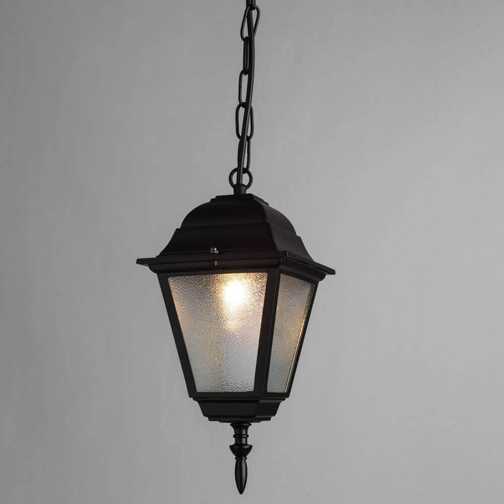 Arte Lamp Bremen Черный/Белый Светильник уличный подвесной 1x60W E27 A1015SO-1BK — миниатюра 3