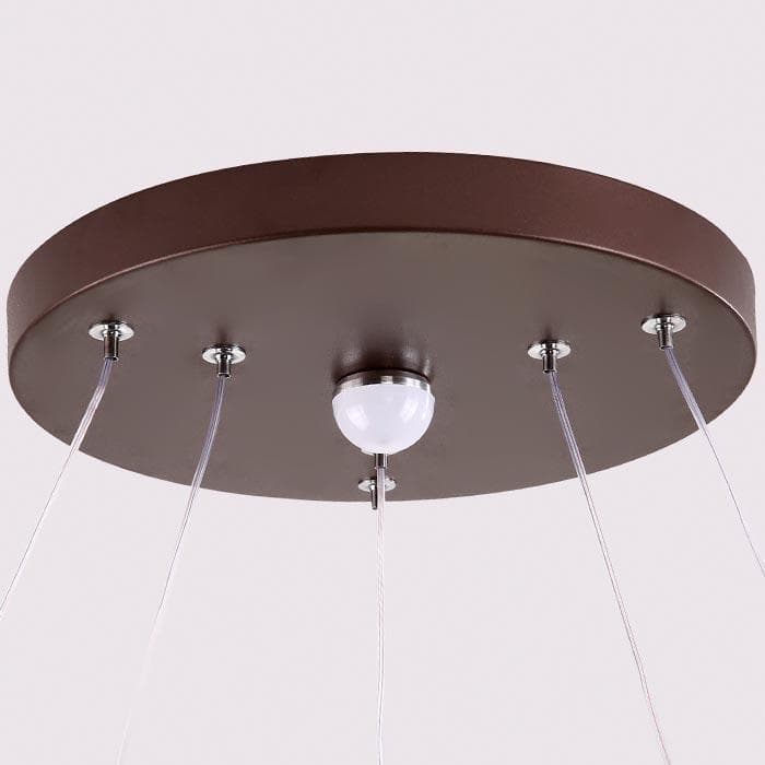 Ambrella Подвесной светодиодный светильник с пультом FF11 CF/BR кофе/коричневый 108W D600*1700  (ПДУ ИК) — миниатюра 4