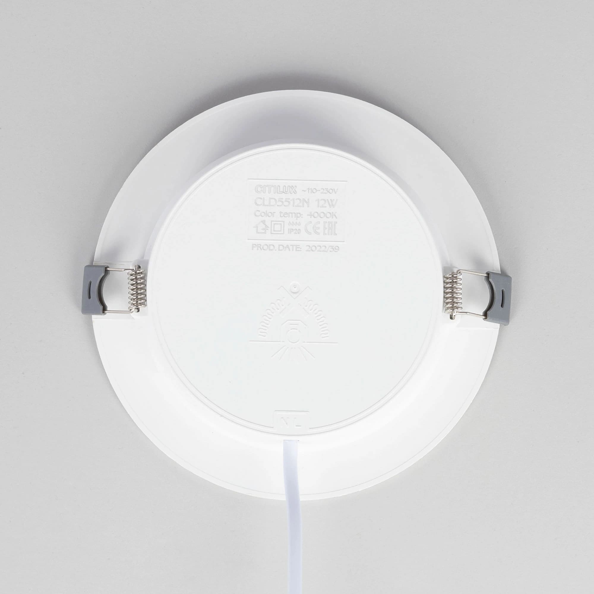 Citilux CLD5512N Галс Св-к Встр. LED 12W*4000K — миниатюра 13