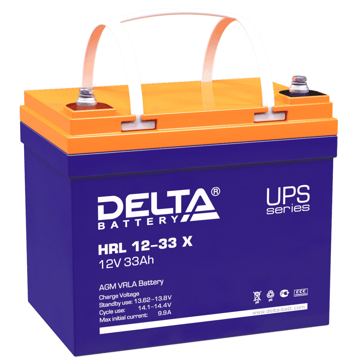 Delta Аккумуляторная батарея HRL 12-33 (12V/33Ah) HRL 12-33 X