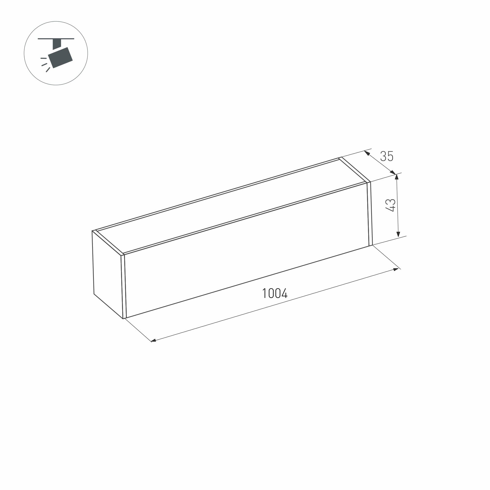 Arlight Светильник MAG-FLAT-45-L1005-30W Warm3000 (BK, 100 deg, 24V) (IP20 Металл, 3 года) 026962 — миниатюра 3