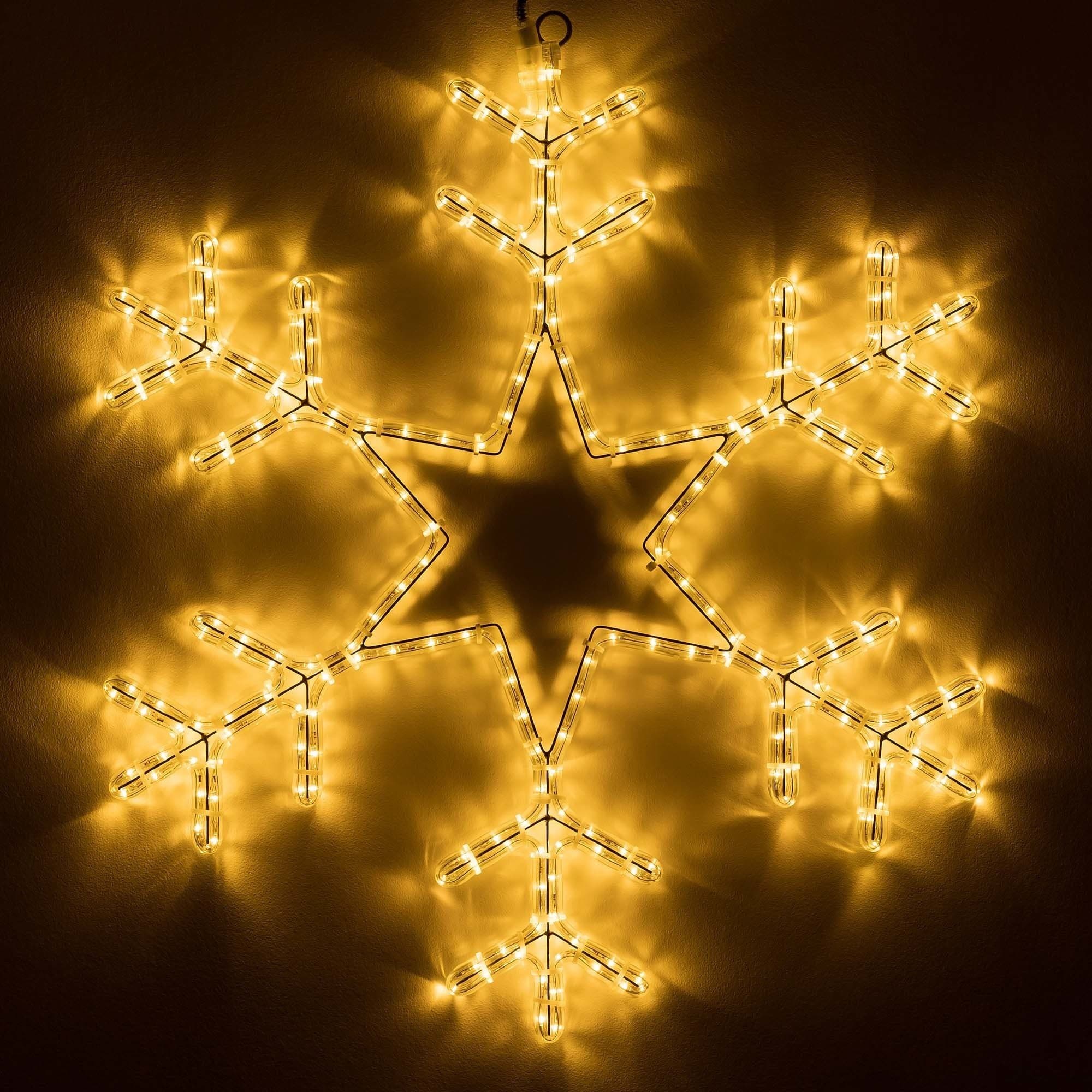 Arlight Фигура ARD-SNOWFLAKE-M4-750x750-324LED Warm (230V, 18W) (Ardecoled, IP65) 034252 — миниатюра 1