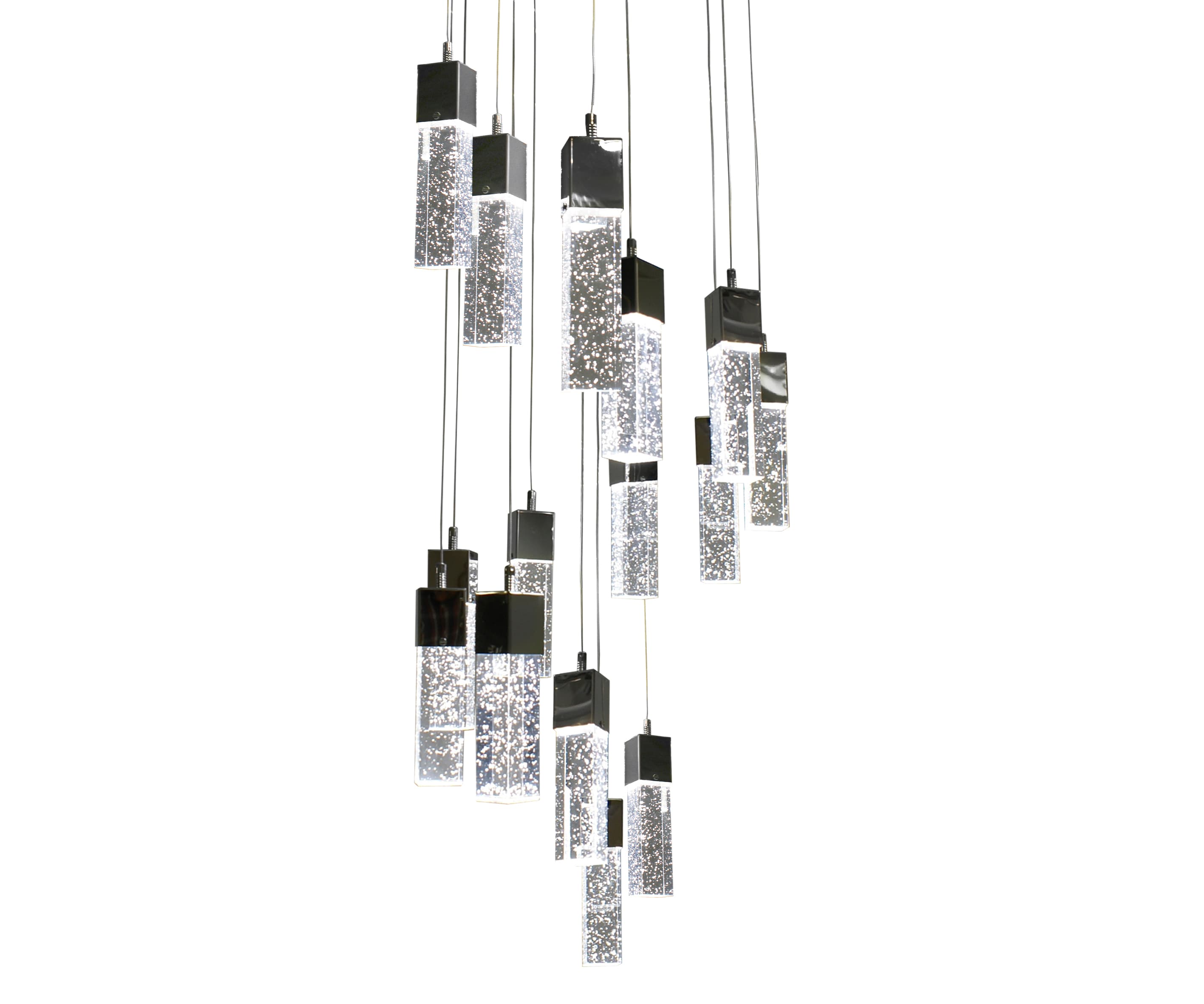 Kink Light 08510-15A,02(4000K) Подвес Аква хром d50 h300 PowerLed 75W (4000K)