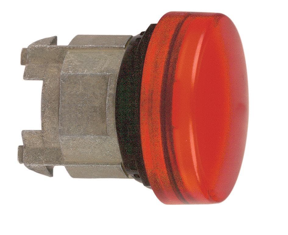 SE XB4 Головка сигнальной лампы красная ZB4BV043 — миниатюра 1