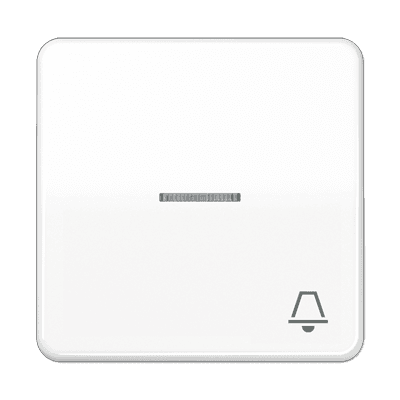 JUNG CD 500/CD plus Белая Клавиша 1-ая с/п с символом ЗВОНОК CD590KO5KWW