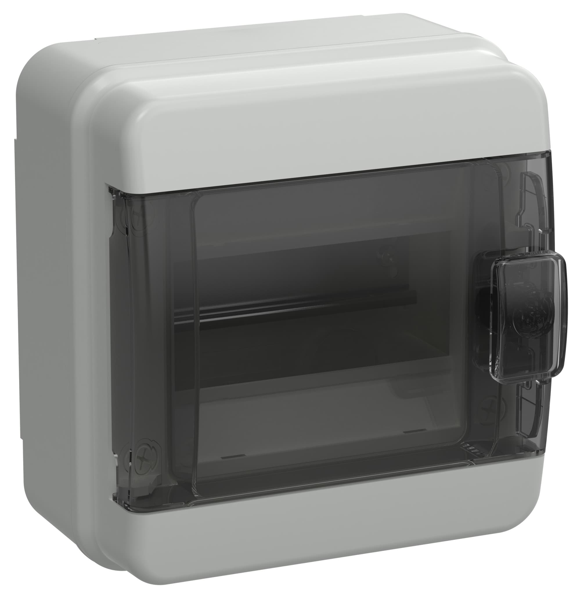 IEK TEKFOR Корпус пласт. КМПн-6 IP65 черн. прозр. дверь