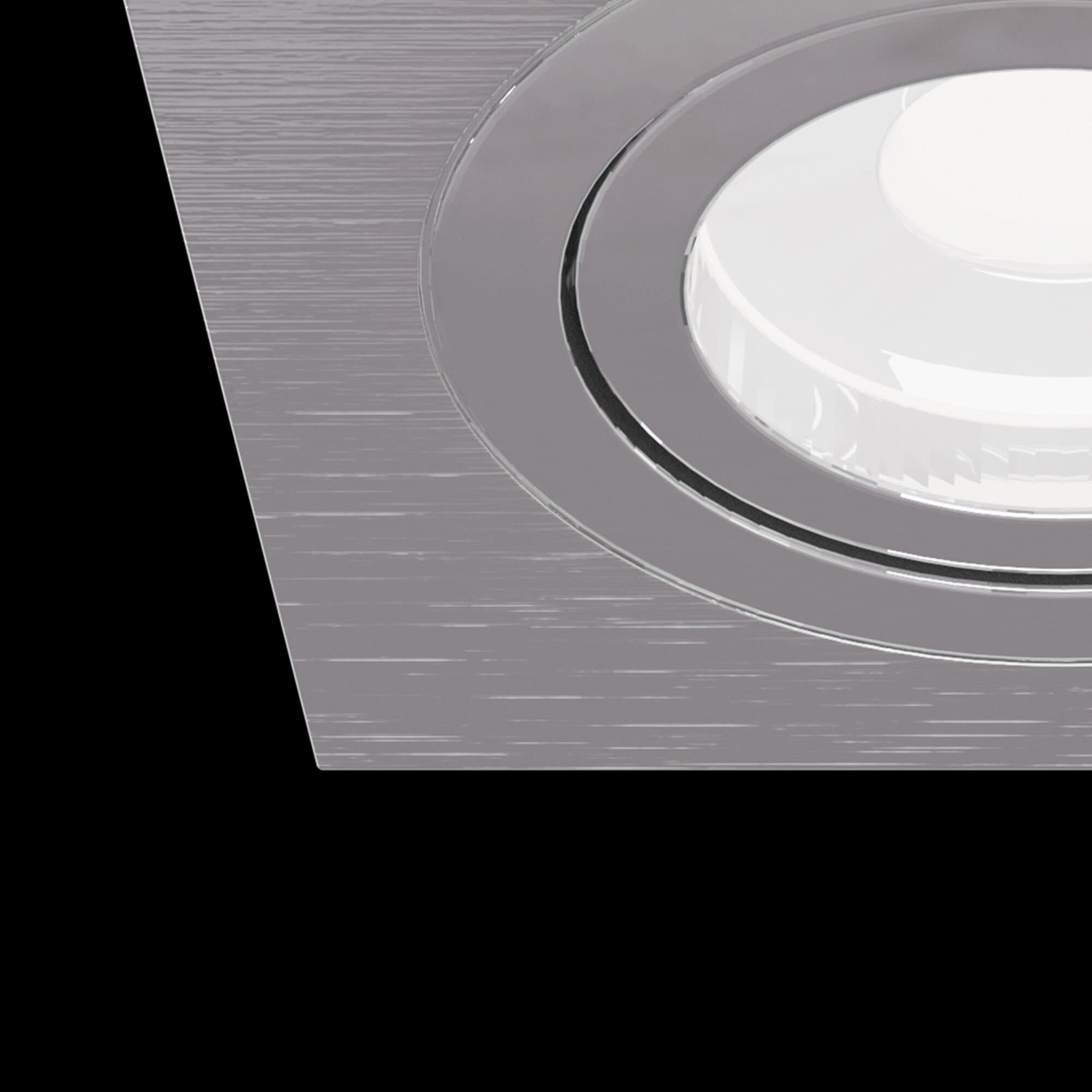 Maytoni Technical Atom Серебро Встраиваемый светильник GU10 50W DL024-2-01S — миниатюра 9