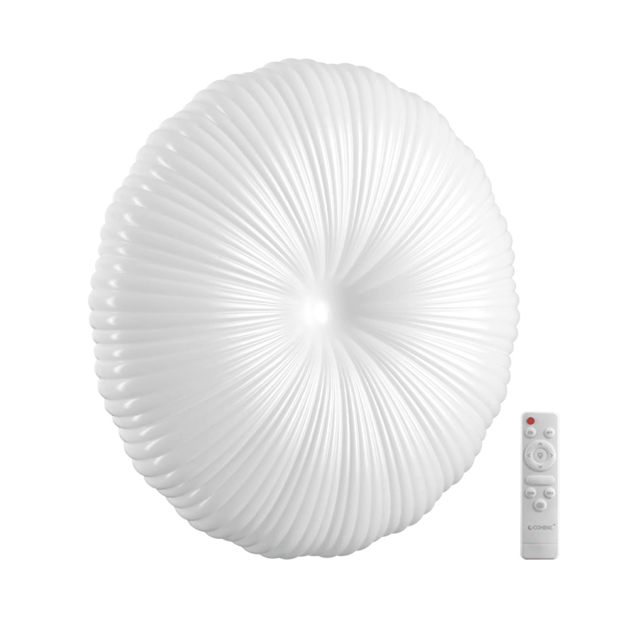 Sonex 7678/FL PALE SN Светильник пластик/белый LED 90Вт 3000-6000К D590 IP43 пульт ДУ ANIX