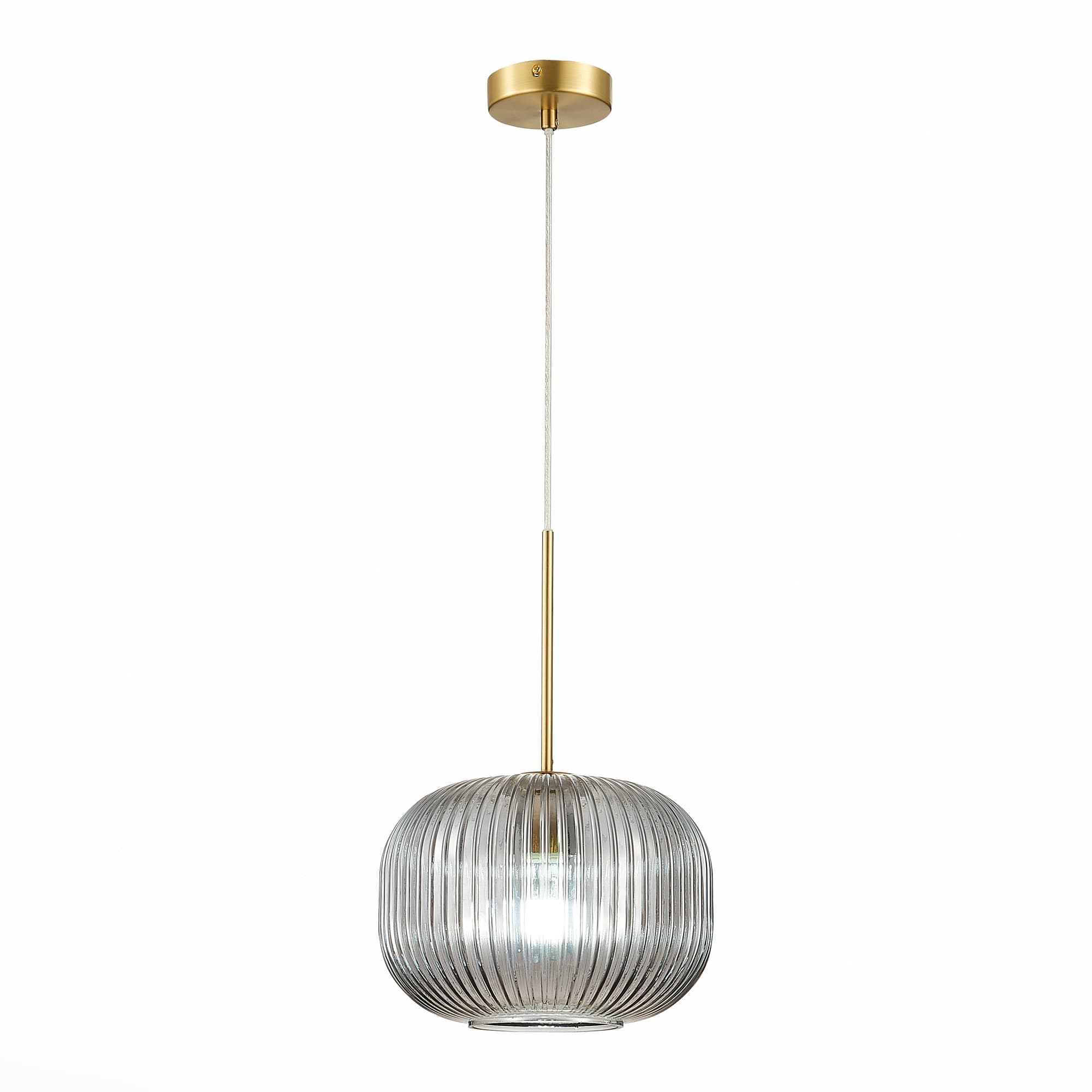 ST Luce SL1154.303.01 Подвес Латунь/Дымчатый E27 1*60W