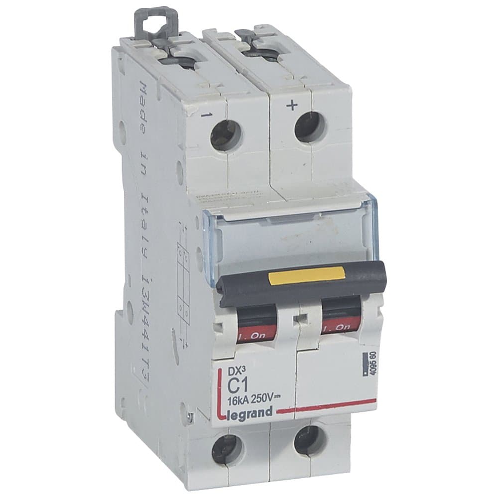 Legrand DX3 DC Автоматический выключатель 2P 1A (С) 10/16kA 409560