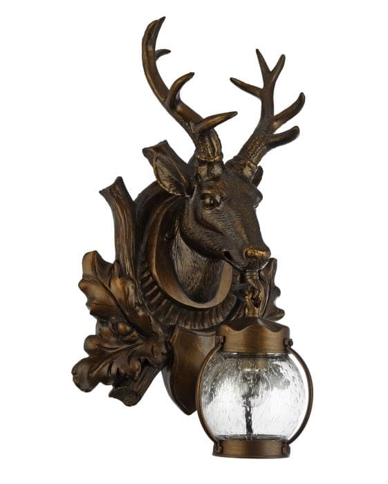 Favourite Hunt Коричневый/Прозрачный Светильник уличный 1*E27*60W, IP44 1849-1W