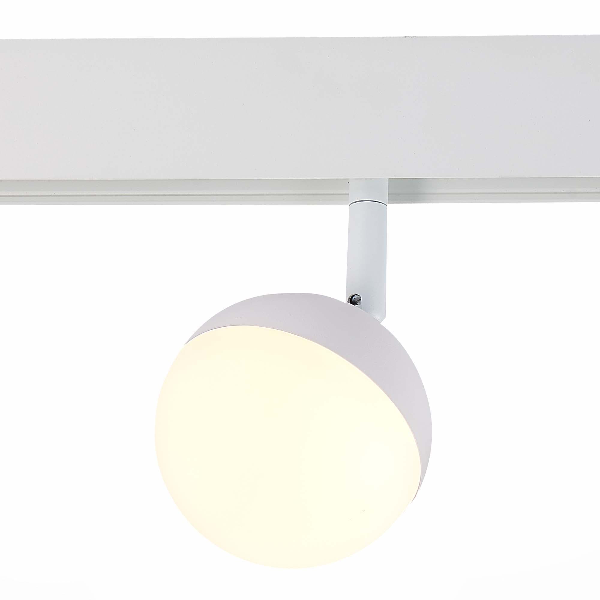 ST Luce ST358.536.07 Магнитный трековый светильник белый LED 1*7W 3000K 520Lm Ra>80 120° IP20 L120xW90xH192 48V