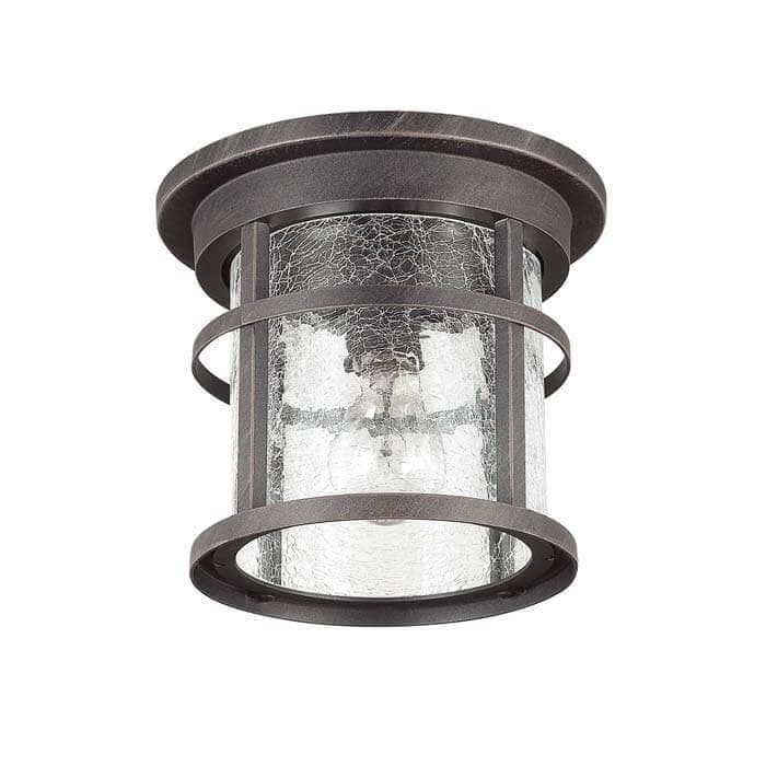 Odeon Light 4044/1C ODL18 718 черный/патина Уличный потолочный светильник IP44 E27 60W 220V VIRTA