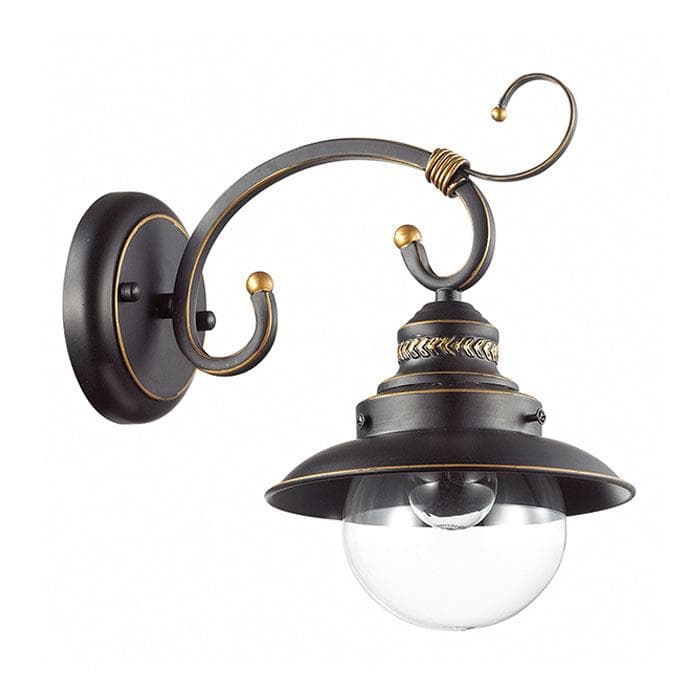 Odeon Light 3249/1W ODL16 071 белый/зол.патина/стекло Бра E14 1*60W 220V SANDRINA