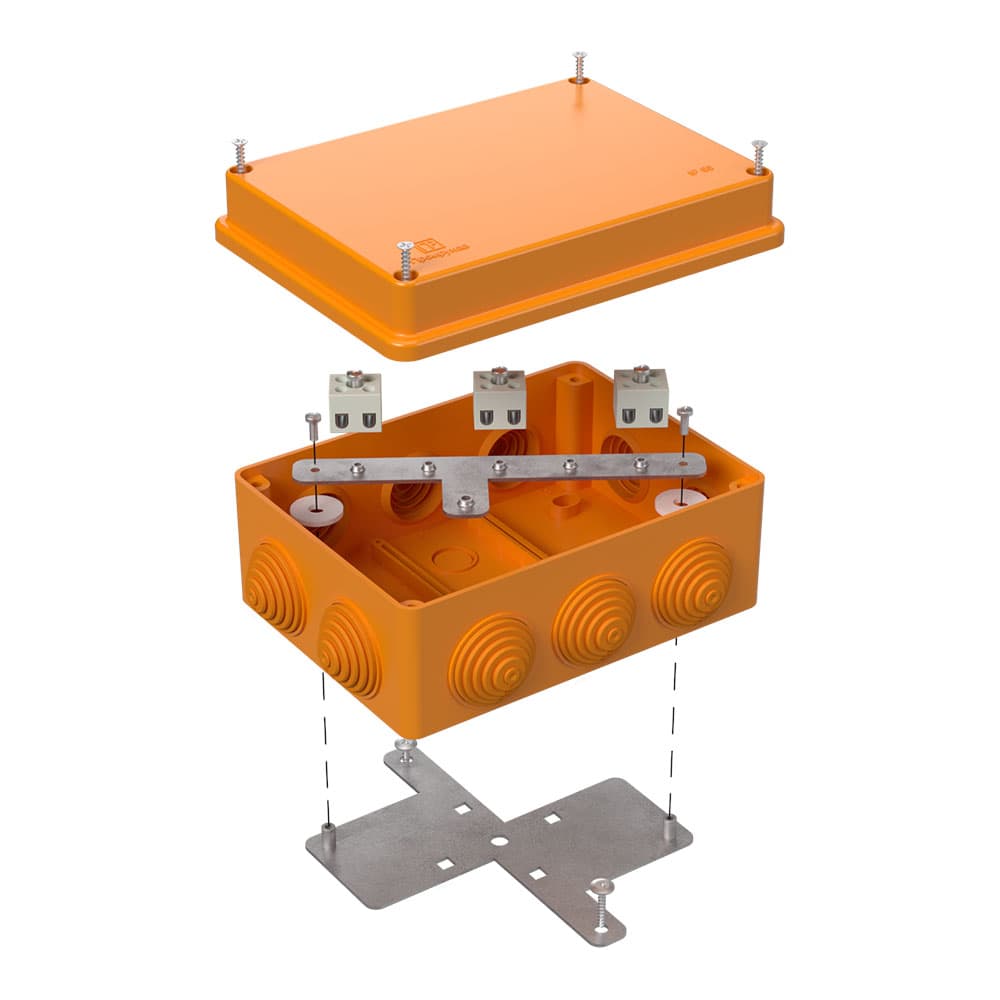 Промрукав Коробка огнестойкая для о/п 40-0310-FR2.5-6 Е15-Е120 150х110х70