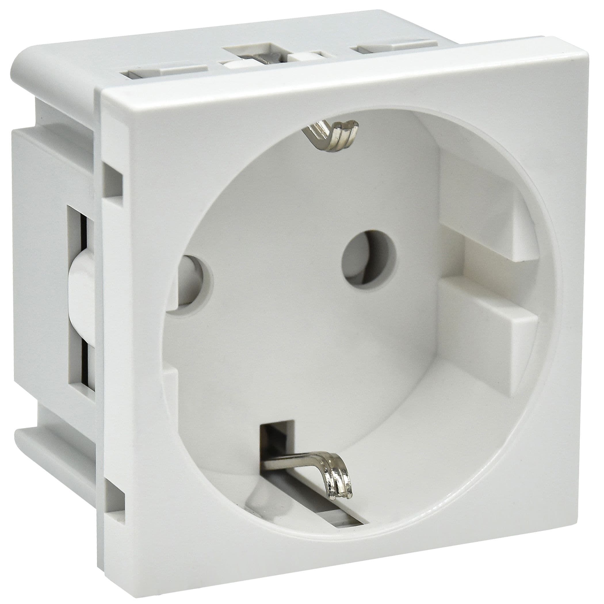 IEK PRIMER РКС-20-30-П-К Розетка з/к з/ш в/з бел.PR-KK40D-RSZH-2-2-K01