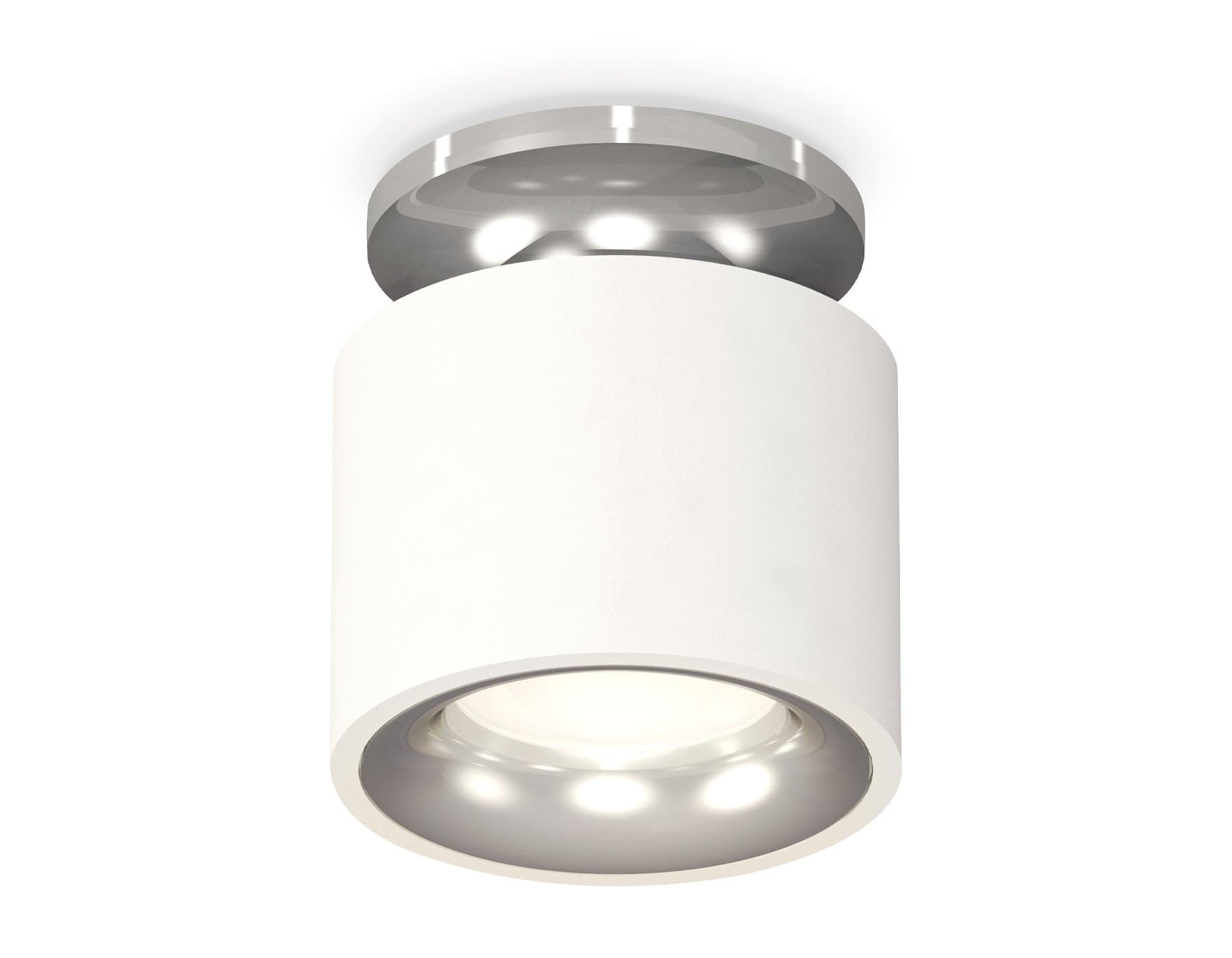 Ambrella Комплект накладного светильника XS7510081 SWH/PSL белый песок/серебро полированное MR16 GU5.3 (N7927, C7510, N7012)